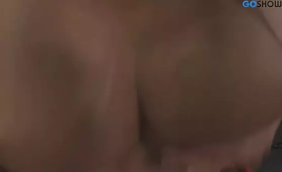 Busty Girl Receives Fingering and Blowjob from Behind